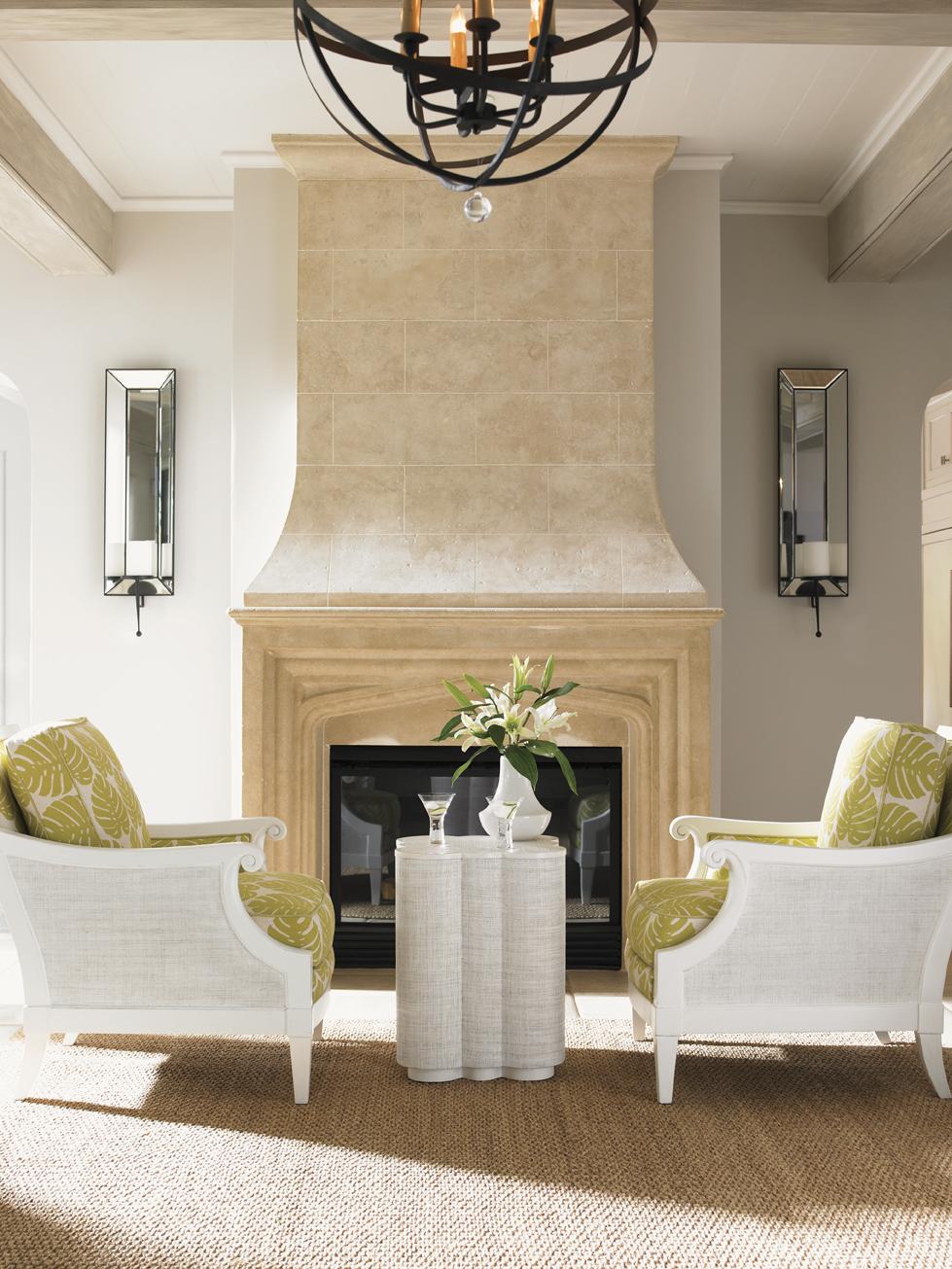 Tommy Bahama Home Ivory Key 543954 Quatrefoil Shaped Spar Point